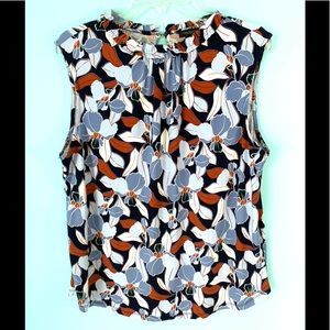 Ann Taylor Factory Floral Top L1994